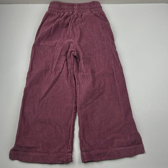 Zara Mauve Corduroy Culottes Pants - Picture 5 of 6